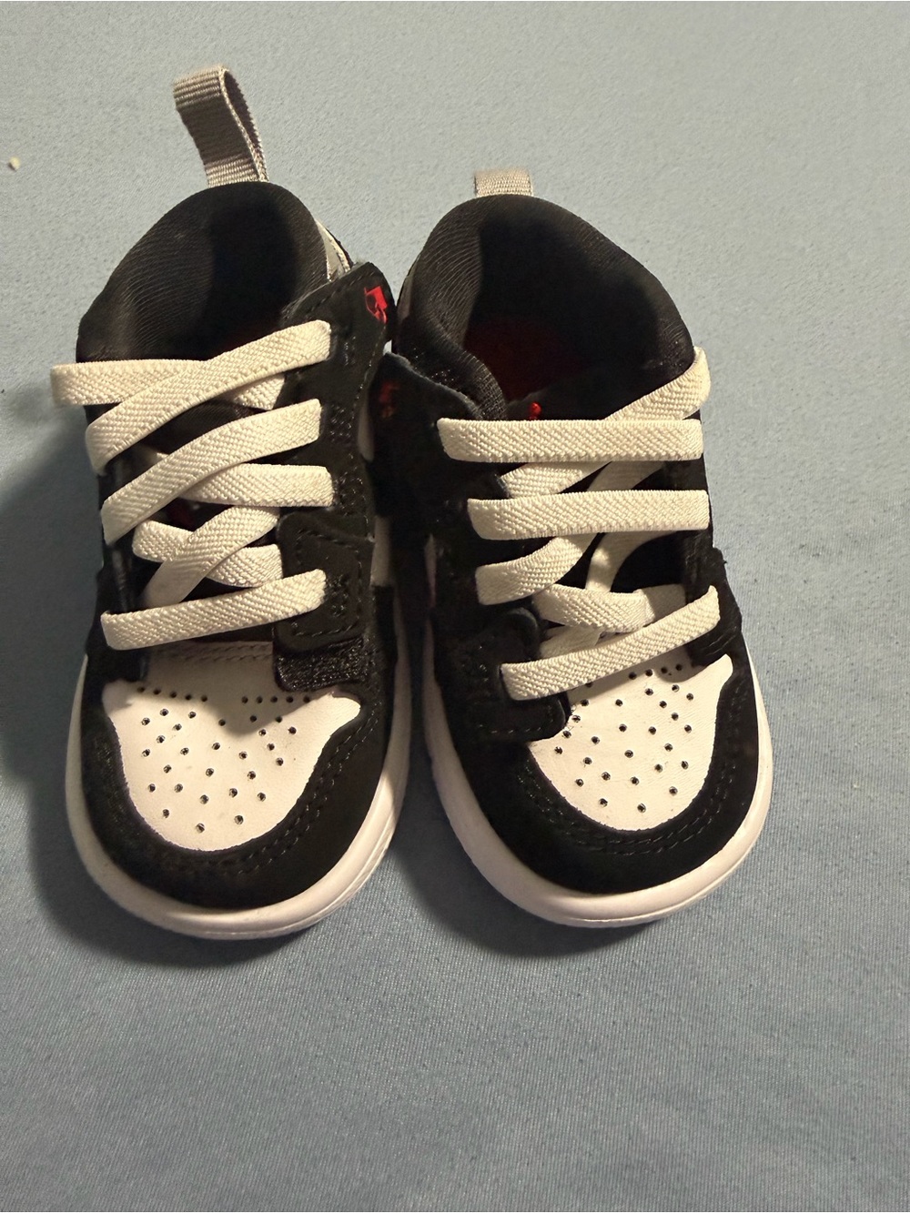 Nike Kids Black and White Low-Top Sneakers